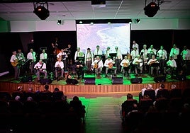 Un momento de la actuación de Tabaiba, este sábado.