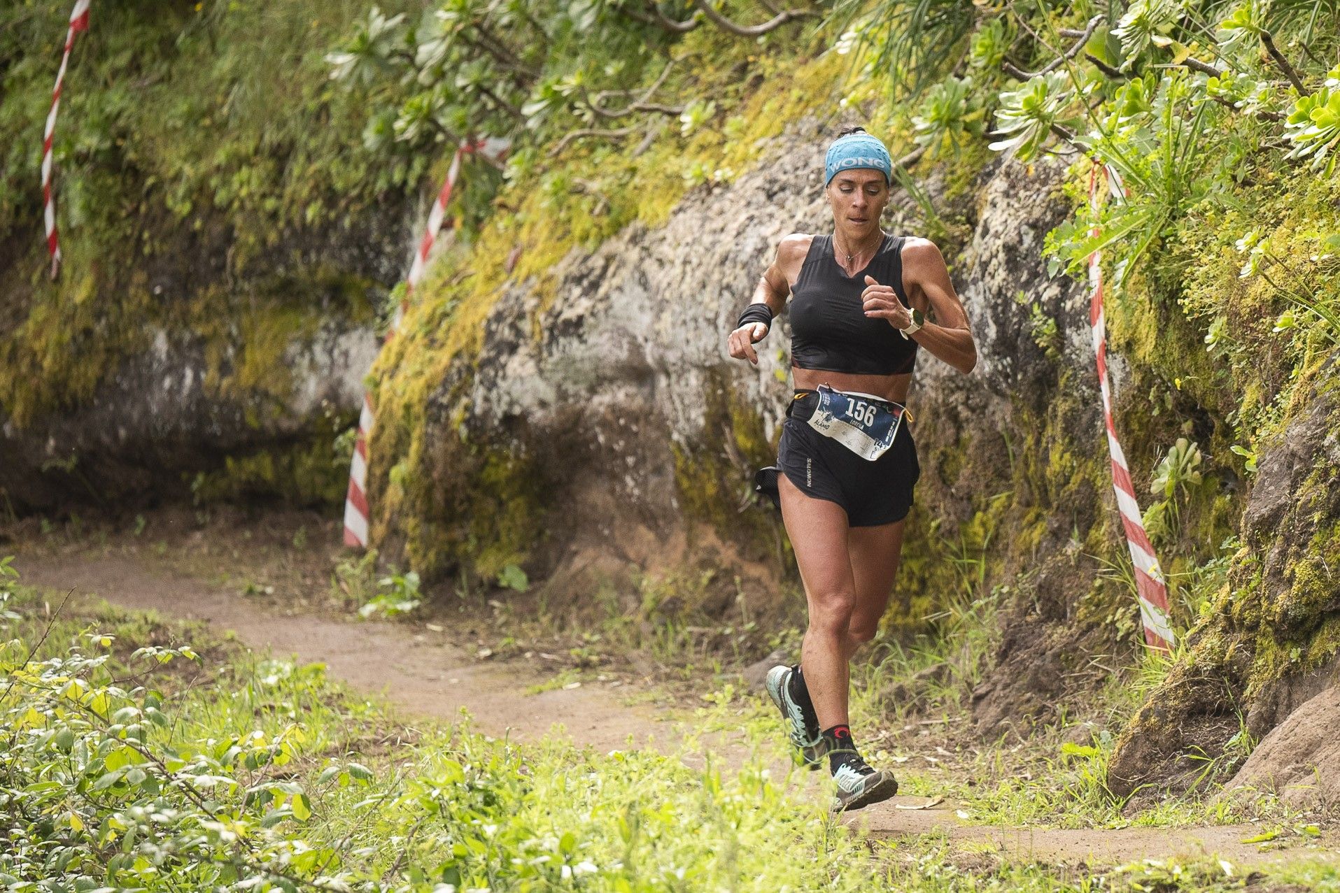 Lorena Padrón realizó una excelente carrera en Teror.