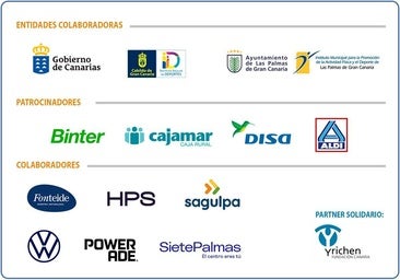 Patrocinadores y colaboradores de la CANARIAS7 Carrera de las Empresas