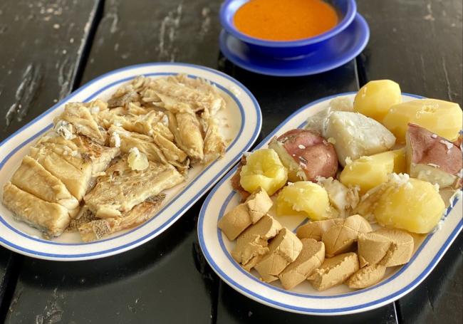 Sancocho canario.