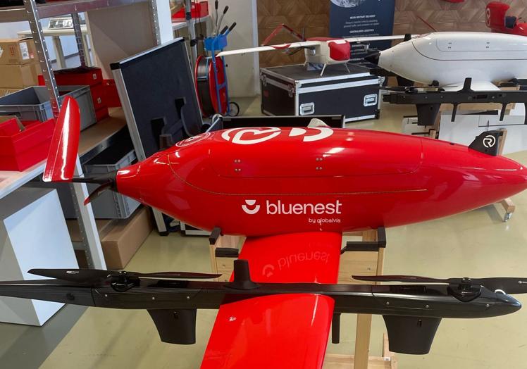 Dron que se va a utilizar en La Gomera.