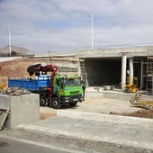 Obras en Playa Honda, semanas atrás.