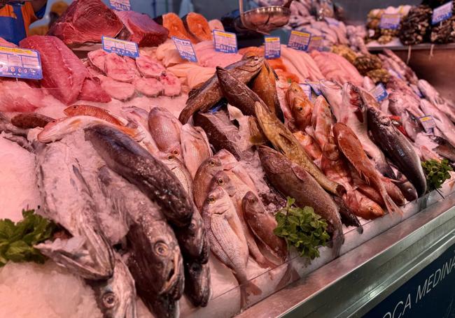 Pescadería Hermanos Montesdeoca Medina en el Mercado Central