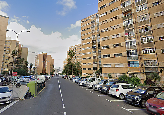 La calle Diego Betancort Suárez, en Las Palmas de Gran Canaria.