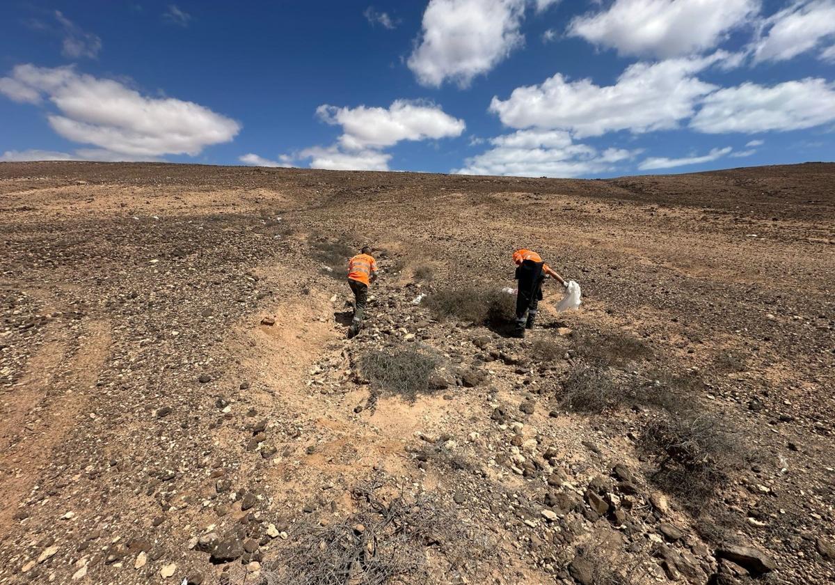'Fuerteventura, bonita por naturaleza' limpia Río Cabras
