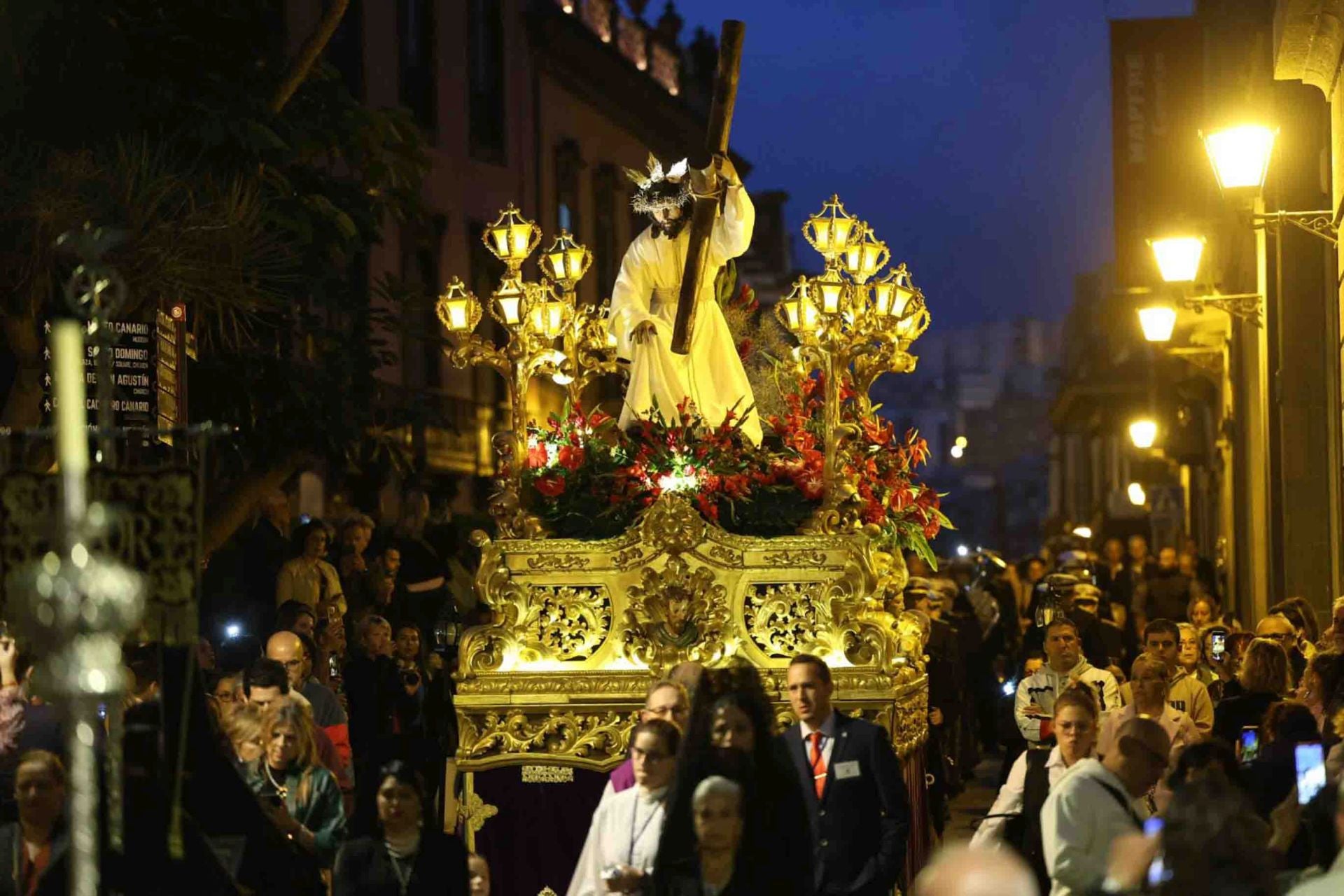 Procesión del Santo Encuentro en Santa Ana