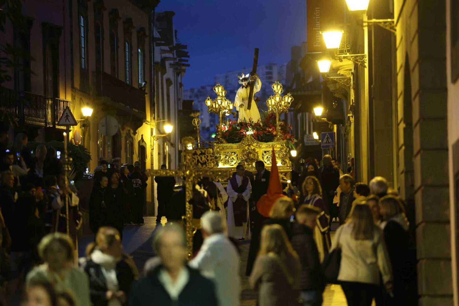 Procesión del Santo Encuentro en Santa Ana