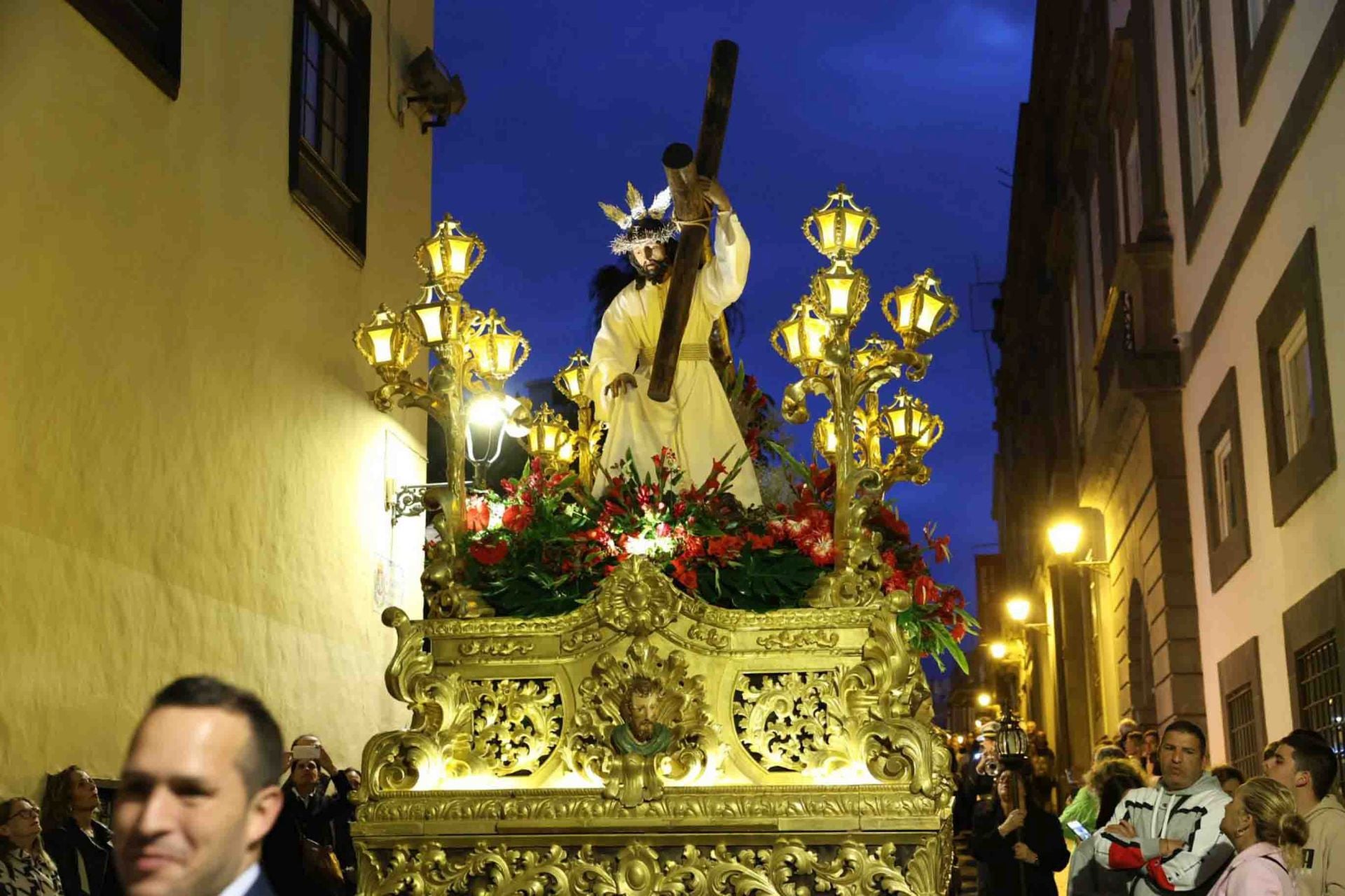 Procesión del Santo Encuentro en Santa Ana