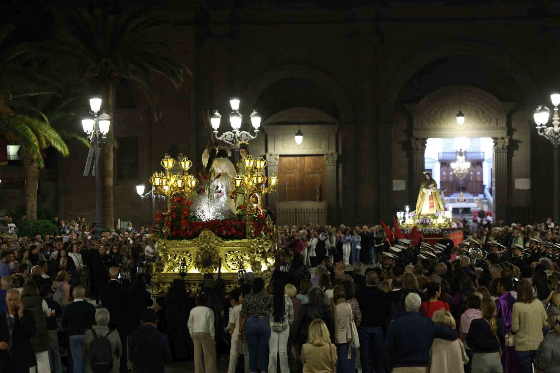 Procesión del Santo Encuentro en Santa Ana