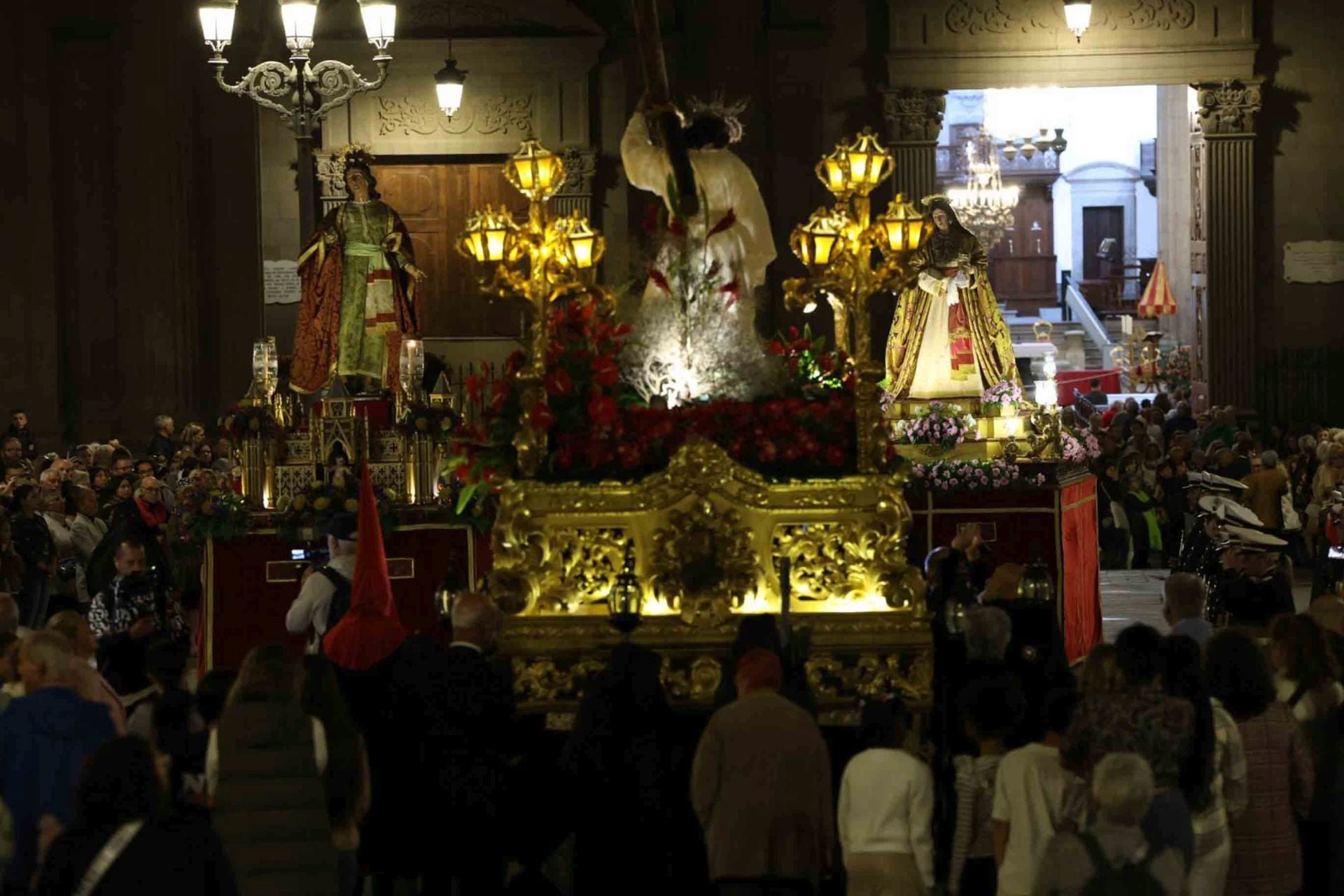 Procesión del Santo Encuentro en Santa Ana
