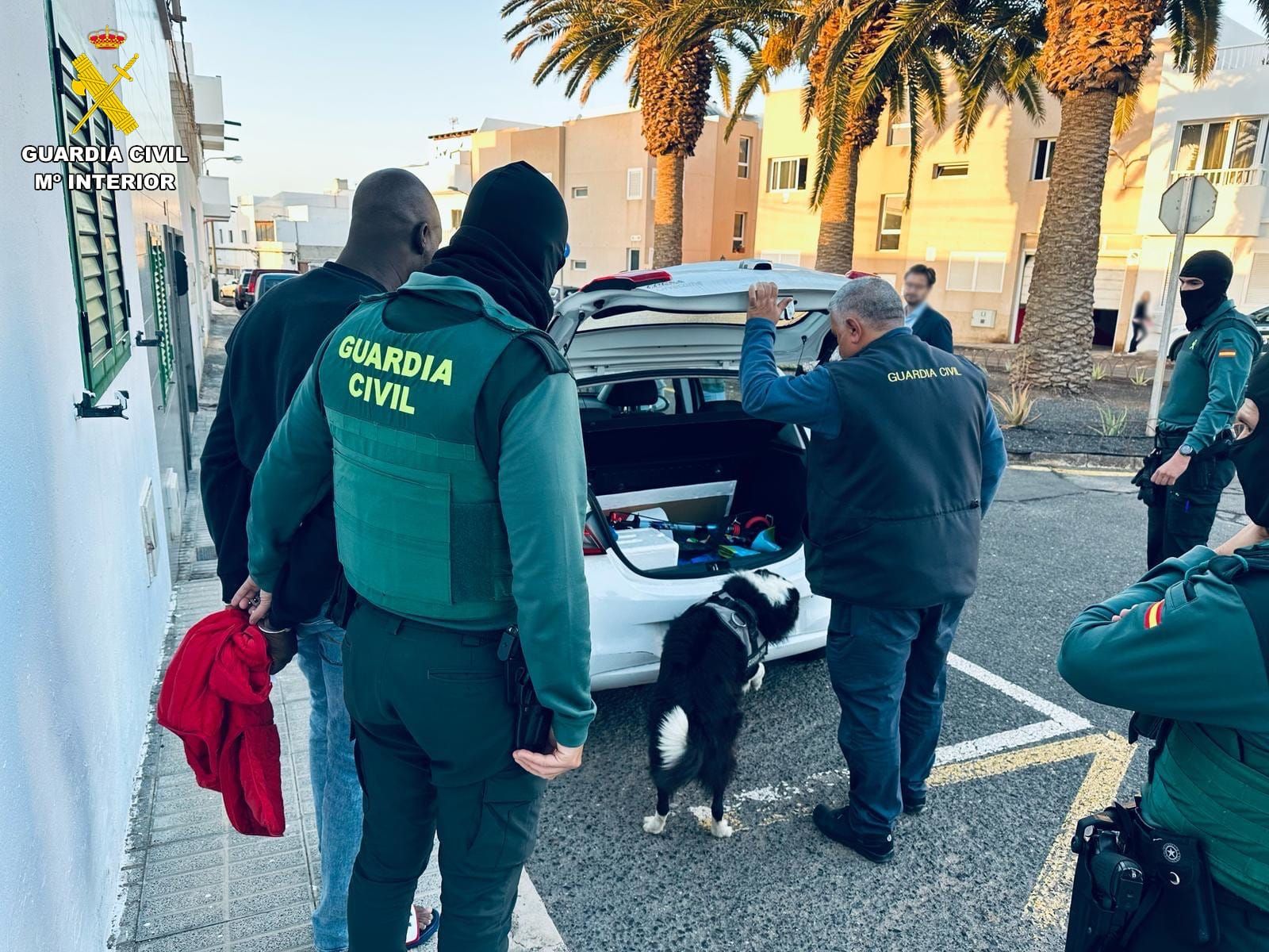 La Guardia Civil detiene a una persona por vender drogas en parque y zonas de ocio en Lanzarote