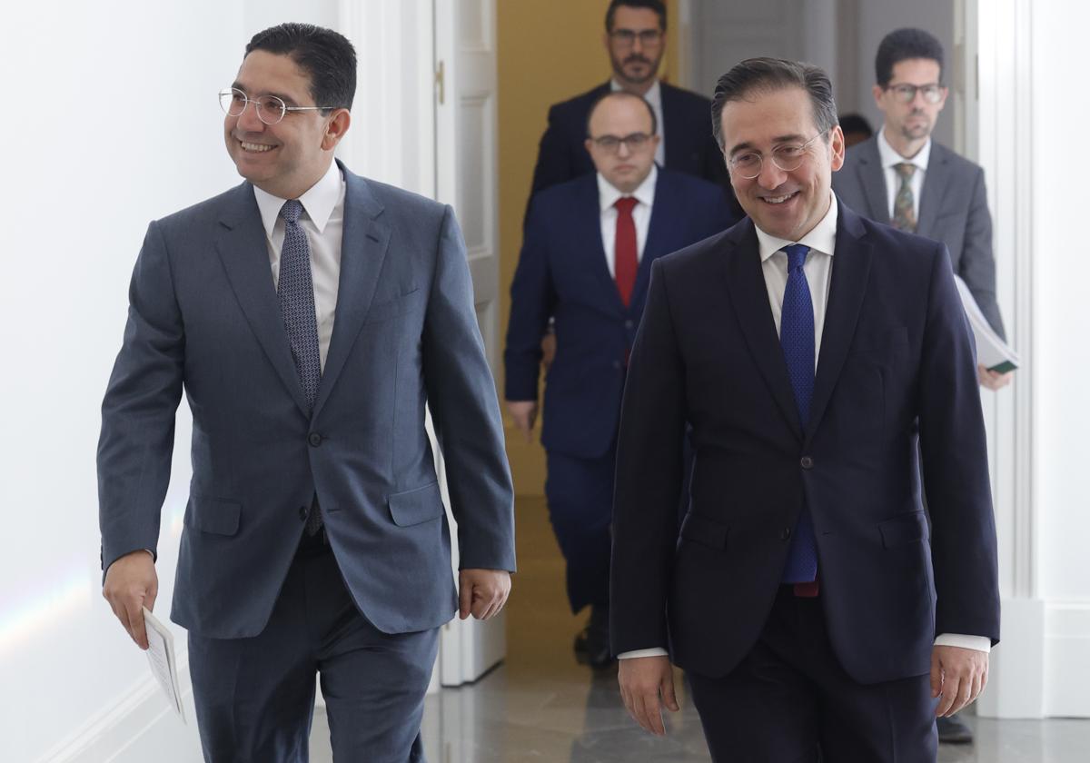 Los ministros de Exteriores de Marruecos y España se reunieron esta semana.