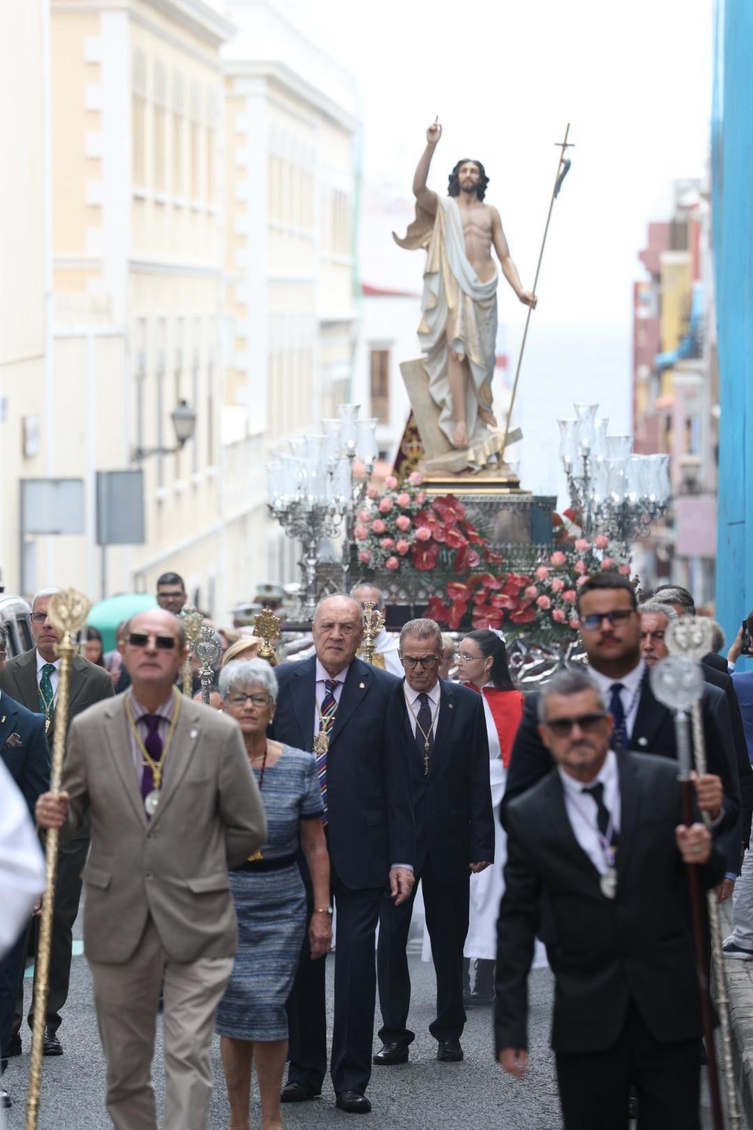 La procesión del Cristo Resucitado, en imágenes