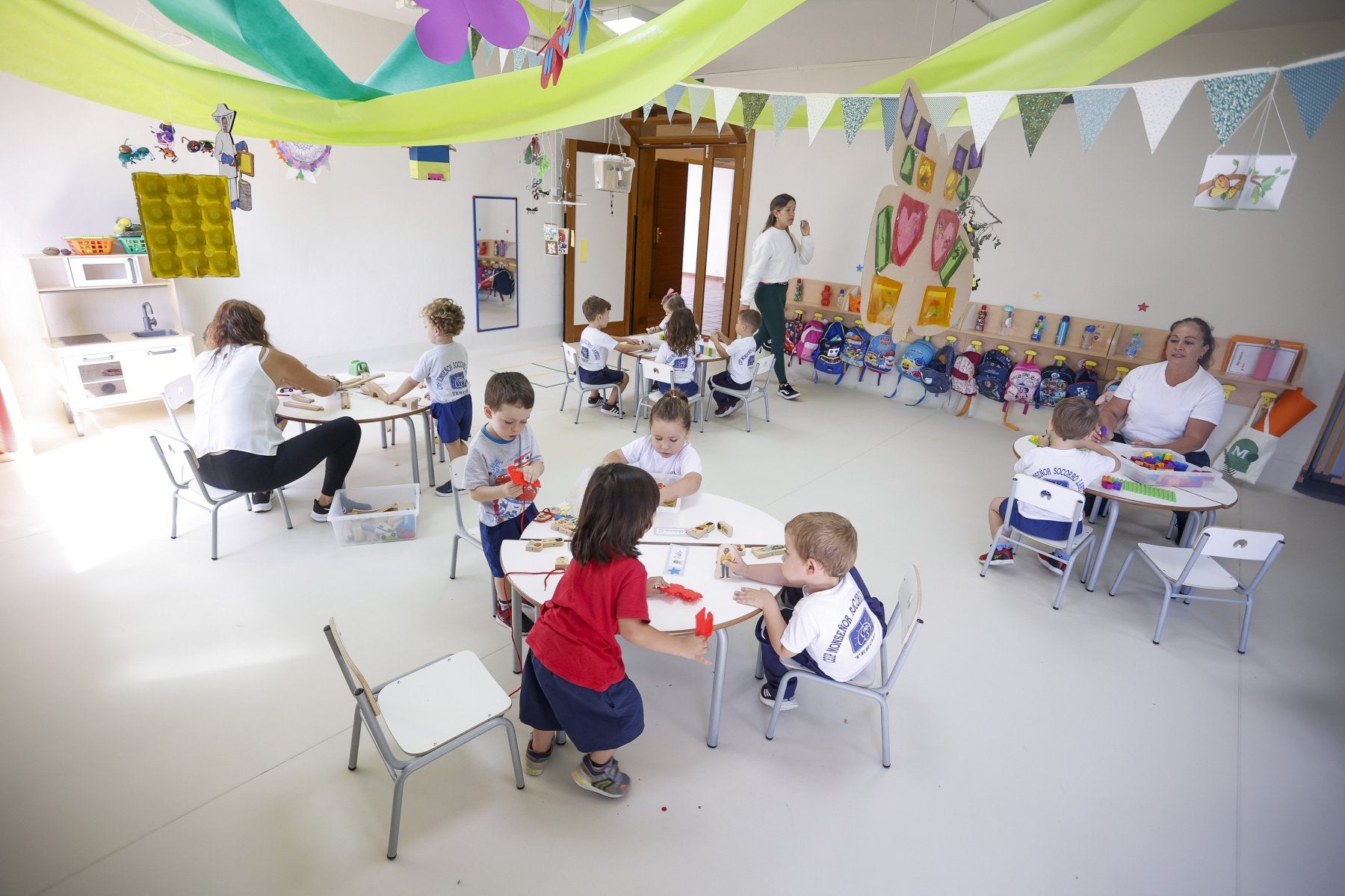 Aula de primer ciclo de Educación Infantil en un colegio público de Gran Canaria.