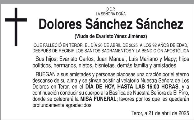 Dolores Sánchez Sánchez