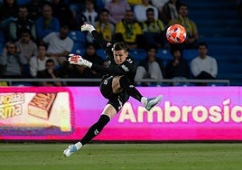 Dinko Horkas, durante el partido del pasado sábado.