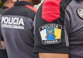 Agente de la Policía Canaria.