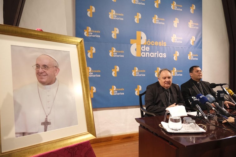 José Mazuelos (i) y Cristóbal Déniz (d).