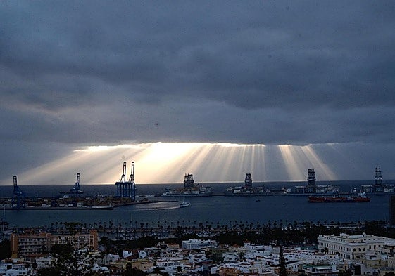 Instantánea de la ciudad de Las Palmas de Gran Canaria.