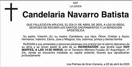 Candelaria Navarro Batista