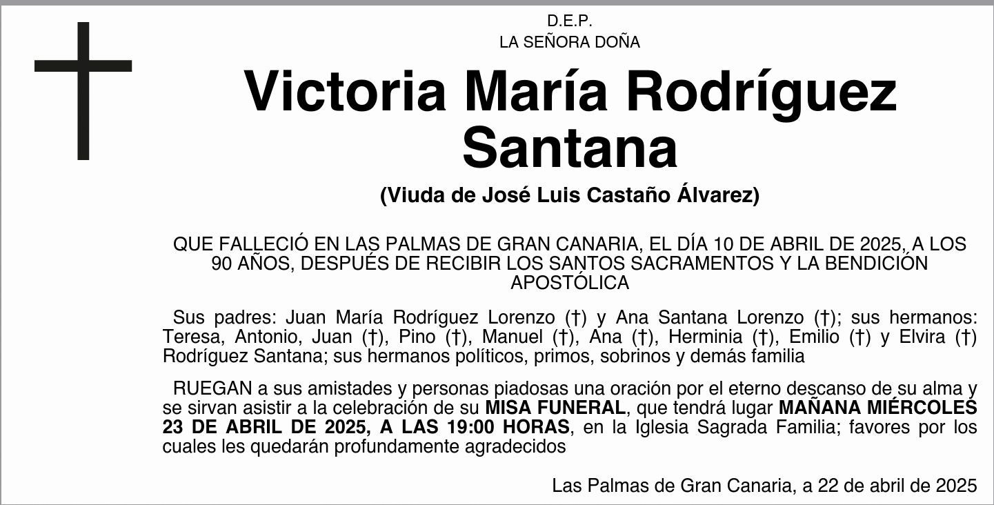 Victoria María Rodríguez Santana