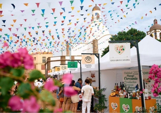 Ediciones anteriores de la Feria KM.0 en el municipio de Ingenio.