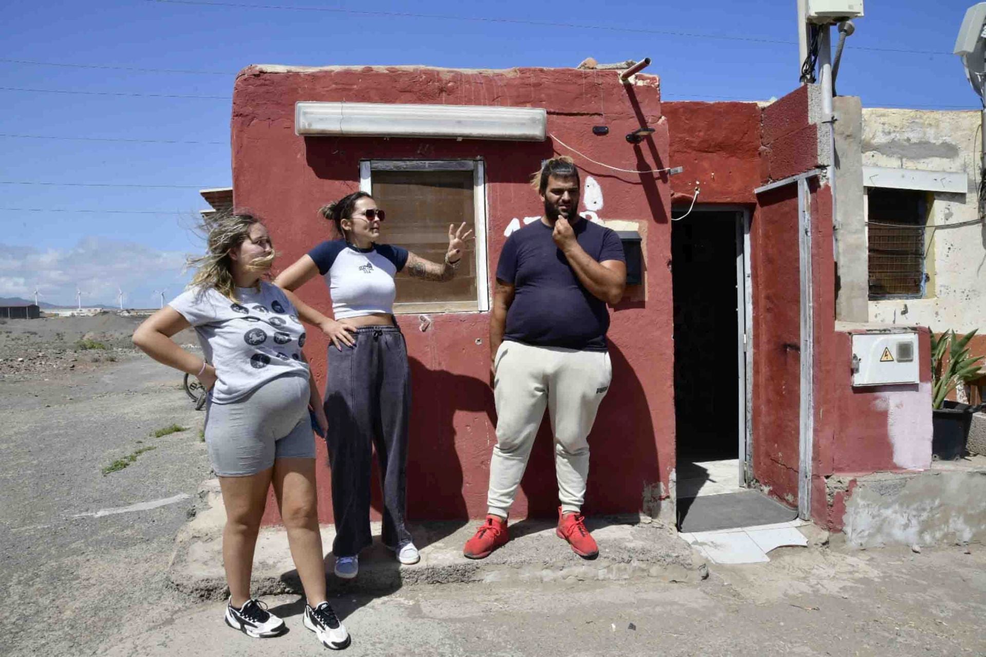 Imágenes del mal estado de las viviendas