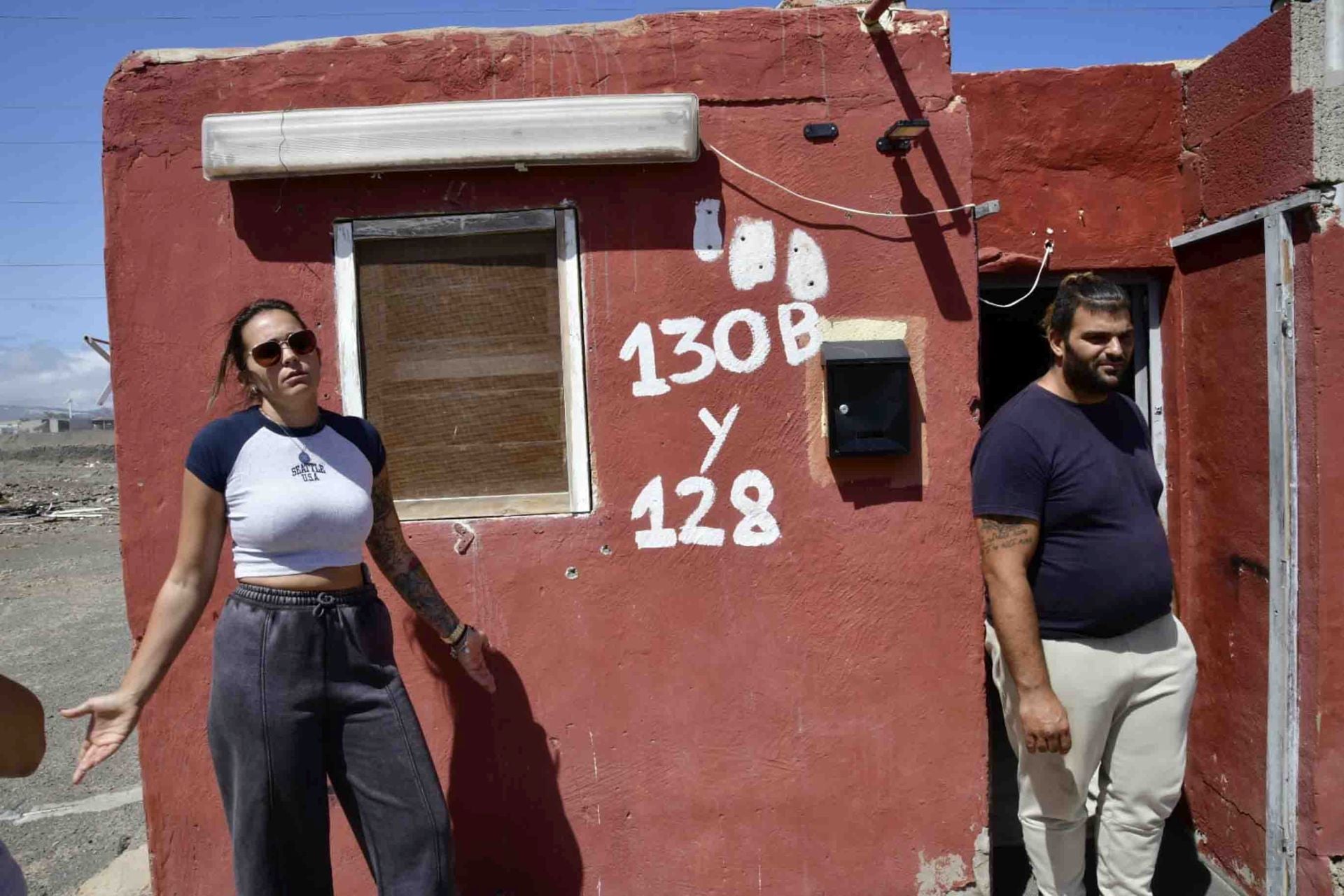 Imágenes del mal estado de las viviendas