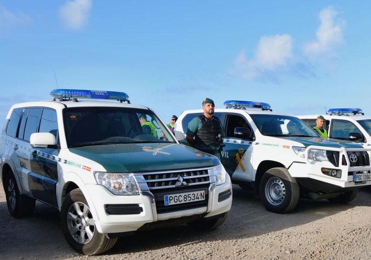 Imagen de archivo de efectivos de la Guardia Civil que desarrollarán diferentes tareas en el rally.