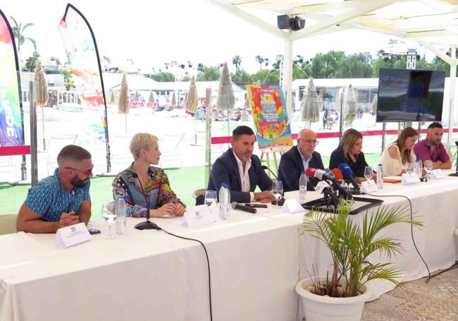 Un momento de la presentación, en el Ocean Club.