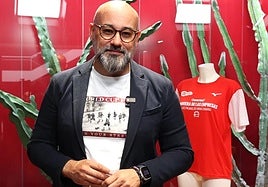 El consejero de Deportes del Cabildo de Gran Canaria, Aridany Romero, en la presentación de la CANARIAS7 Carrera de las Empresas.