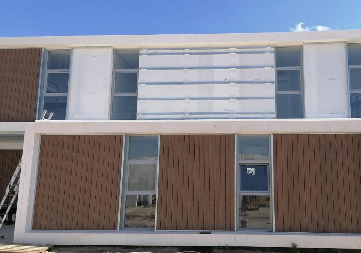 Imagen principal - Diferentes modelos de viviendas y estructura.