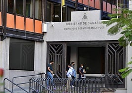 Imagen de archivo del edificio de Usos Múltiples del Gobierno de Canarias en la capital grancanaria.