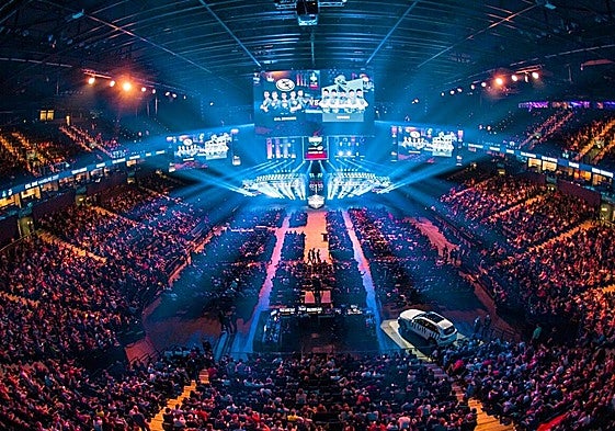 Un escenario de esports.