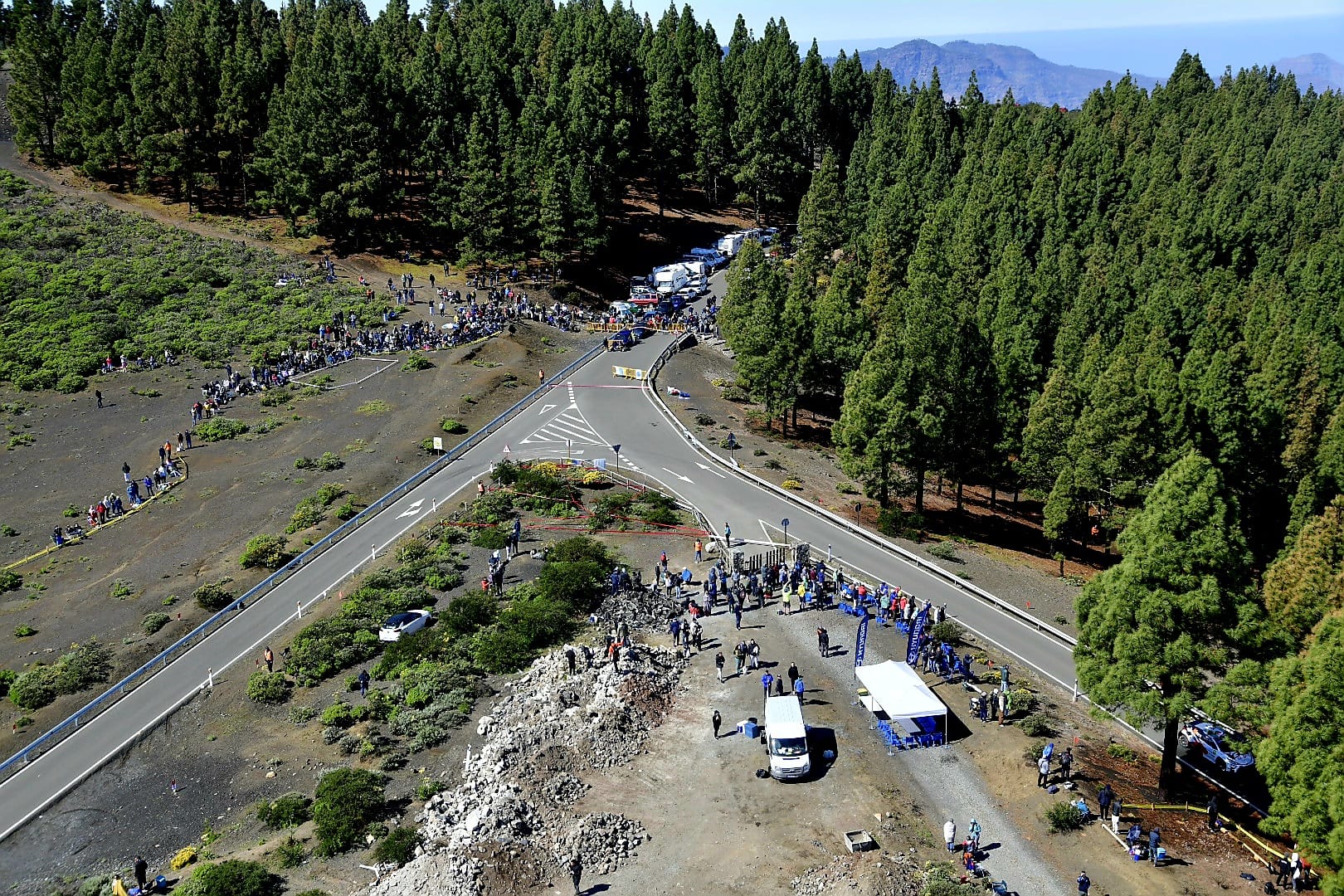 El Rally Islas Canarias 2025, visto desde los cielos