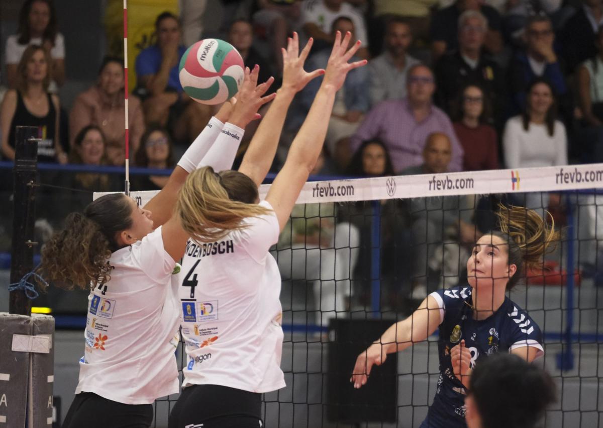 Imagen secundaria 1 - El Heidelberg da primero en la final de la Liga Iberdrola