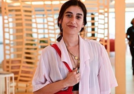 Carolina Yuste, en la capital grancanaria.