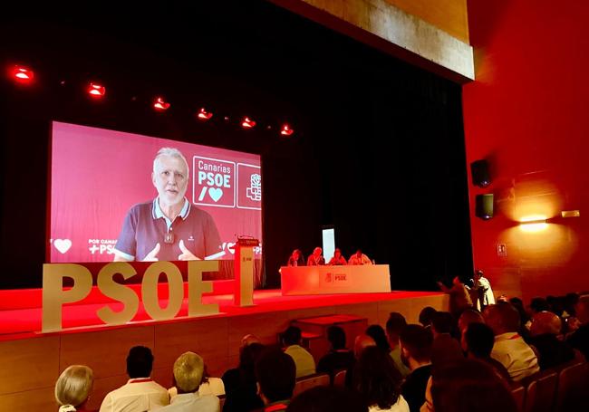 Ángel Víctor Torres también quiso estar presente en el Congreso Insular del PSOE majorero.