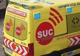 Imagen de archivo de ambulancia del SUC.