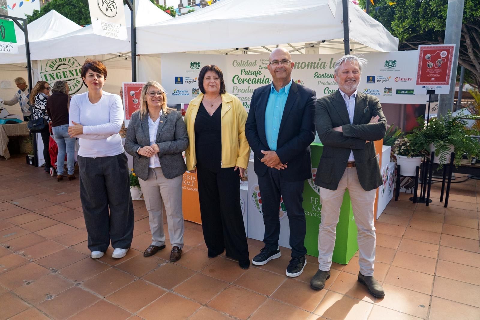 La plaza de La Candelaria de Ingenio acoge una nueva edición de la Feria Km.0 Gran Canaria