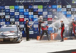 Miles de aficionados acudieron este domingo al Karting Club de Gran Canaria a ver el tramo espectáculo en la tercera y última jornada del Rally Islas Canarias-Rally de España del Campeonato del Mundo