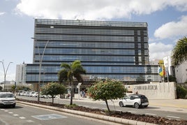 El edificio de la Ciudad de la Justicia de la capital grancanaria.