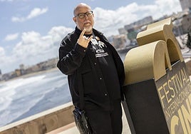 Jesús Palacios, este miércoles, en la presentación de La Noche + Freak.