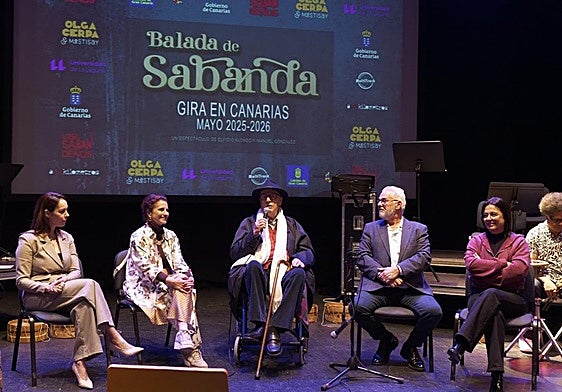 Una imagen de la presentación de 'Balada Sabanda', este miércoles, en Tenerife.