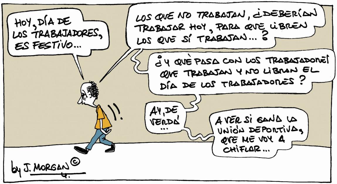 La viñeta de Morgan de este jueves 1 de mayo