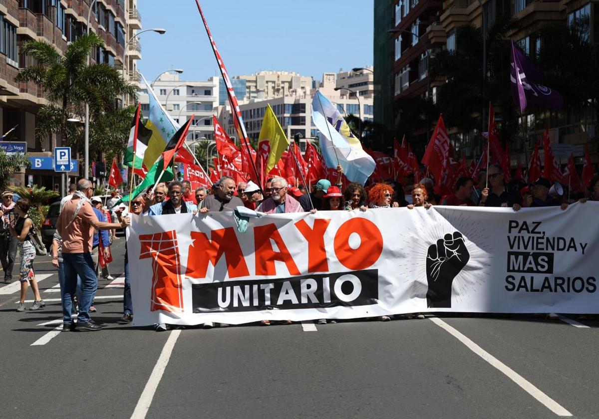 Canarias sale a la calle el Día del Trabajador