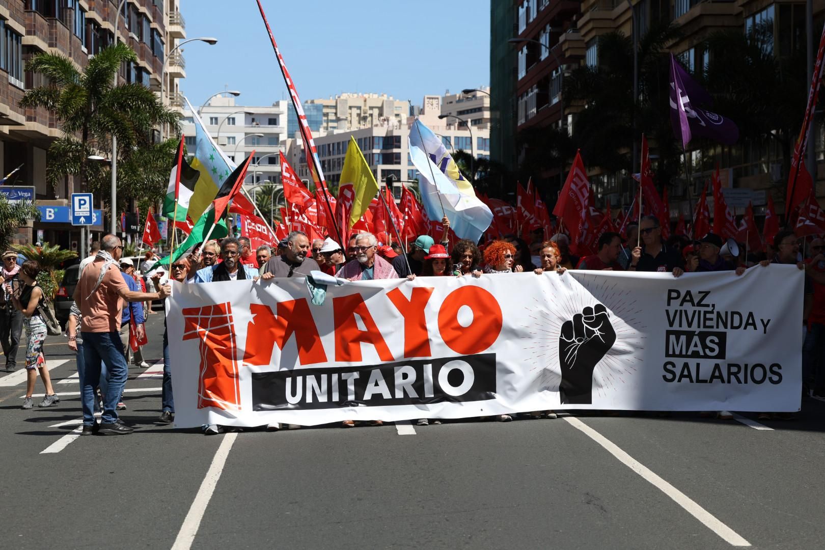 Canarias sale a la calle el Día del Trabajador