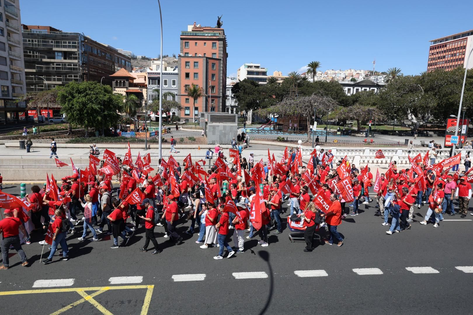 Canarias sale a la calle el Día del Trabajador