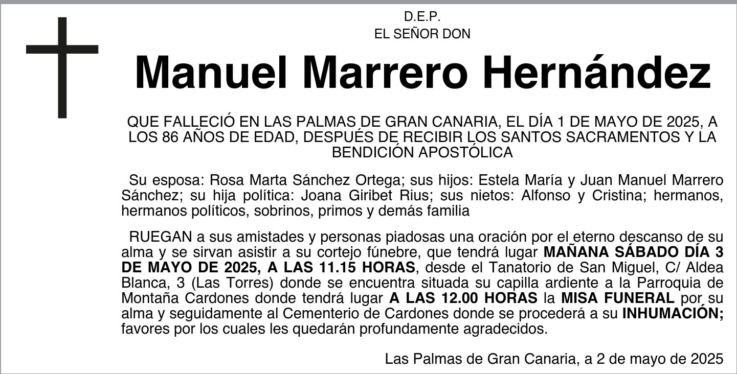 Manuel Marrero Hernández