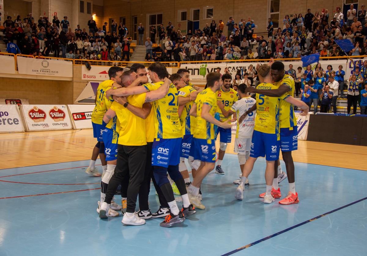 El CV Guaguas, campeón de liga